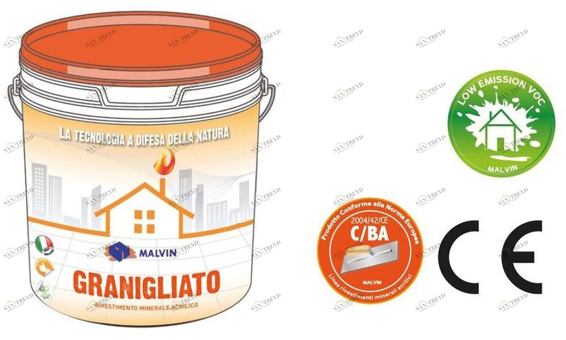 malvin Минеральное акриловое покрытие в кварцевой пасте sun-id-1391229