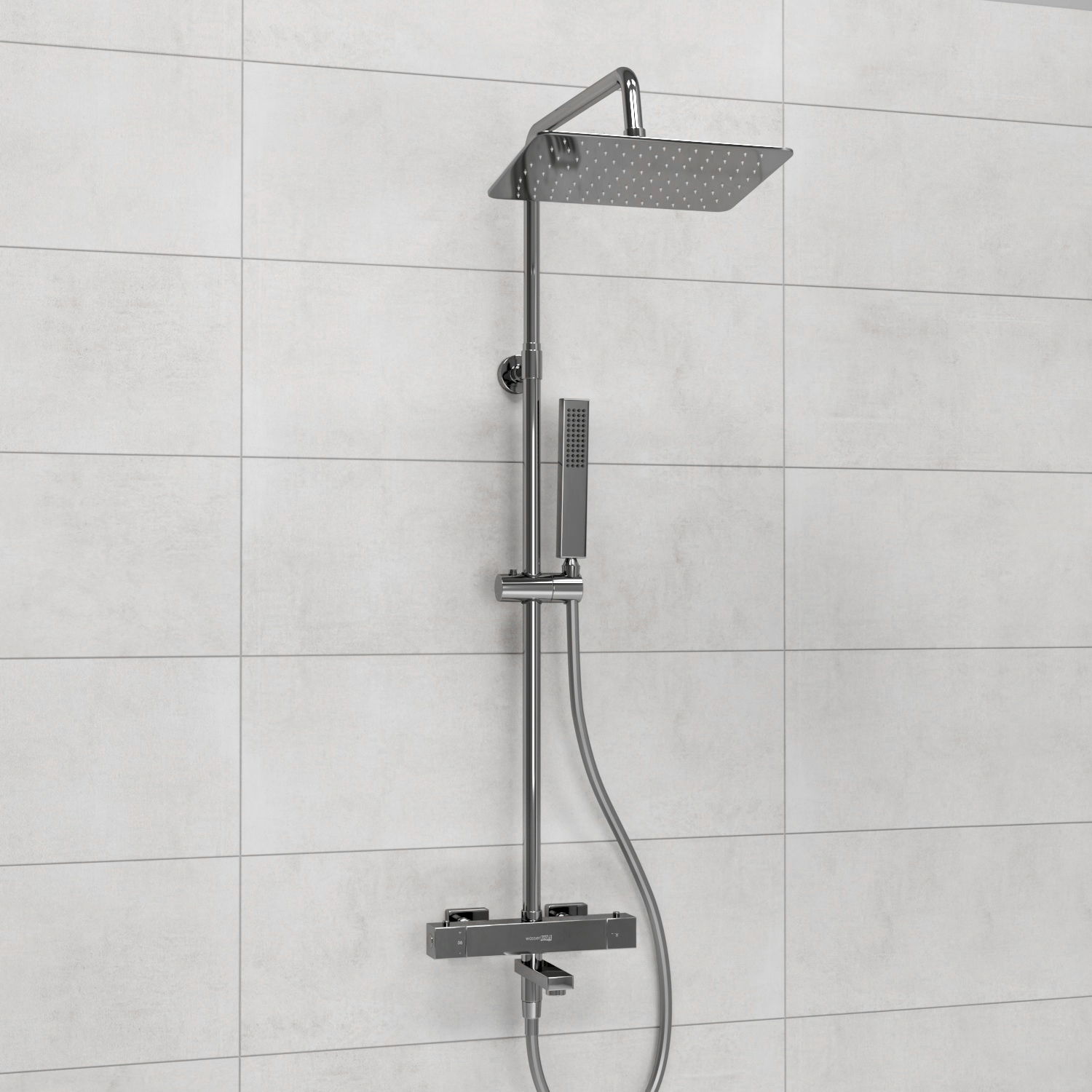 A199.069.103.087.CH Thermo Душевой комплект с термостатическим смесителем WasserKRAFT 