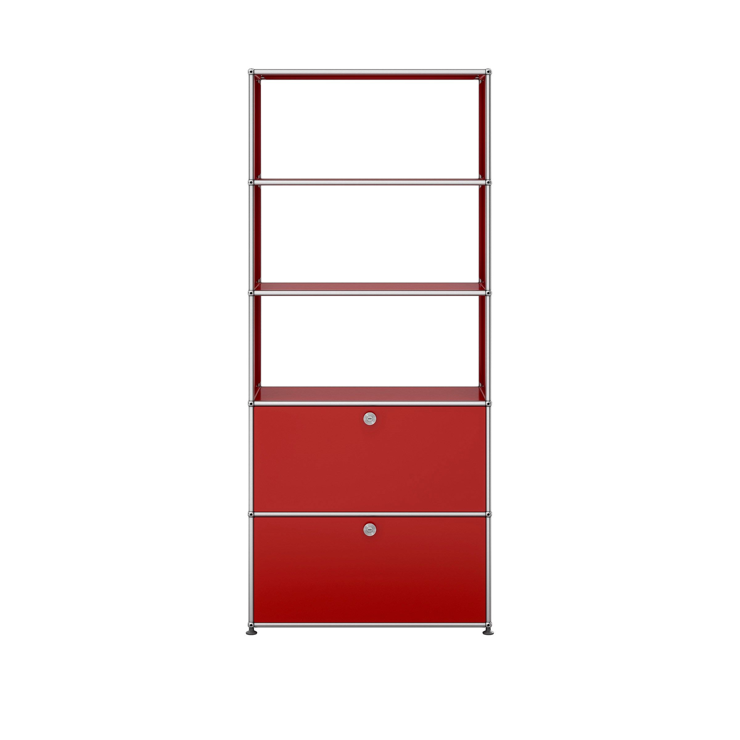 Модульный стальной книжный шкаф USM USM SELECTION ARCH-00010994 - Вид №2