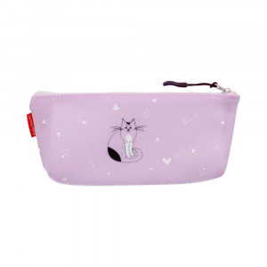 14-012/06 Пенал на молнии силиконовый 20 x 9 x 3.5 см "Котик" Bruno Visconti