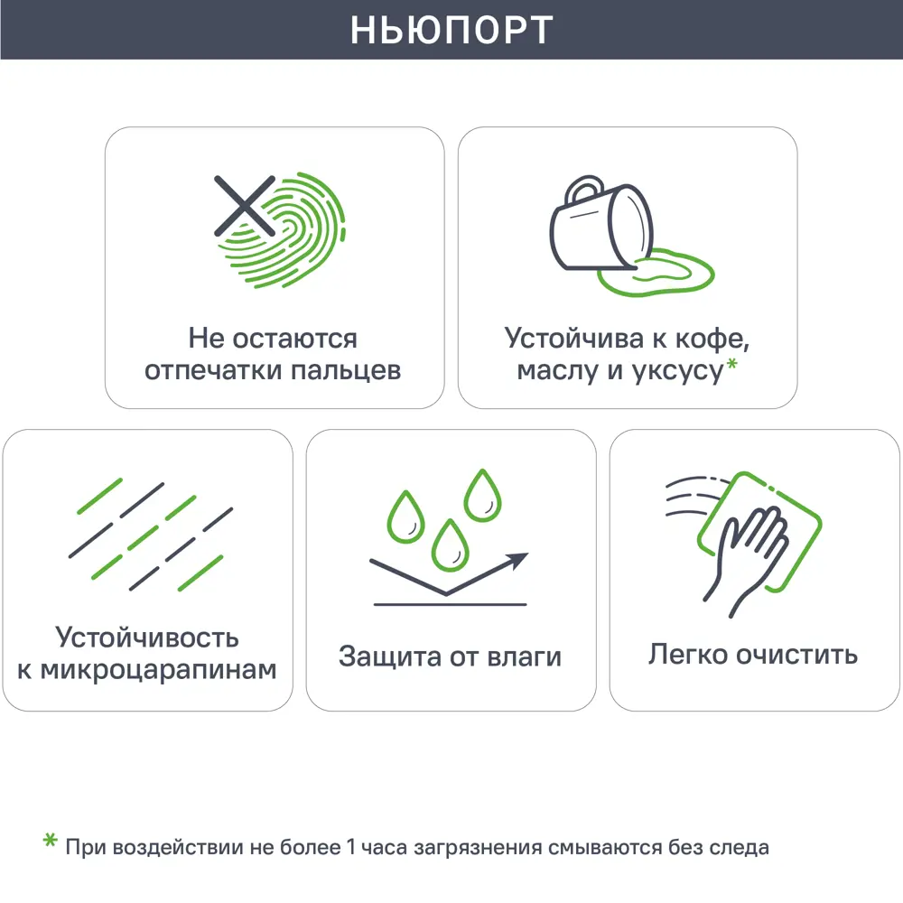 Фасад кухонный Delinia ID Ньюпорт белый матовый с филенкой 82010391 STLM-0017282 - Вид №2