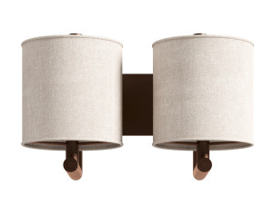 Металлический настенный светильник