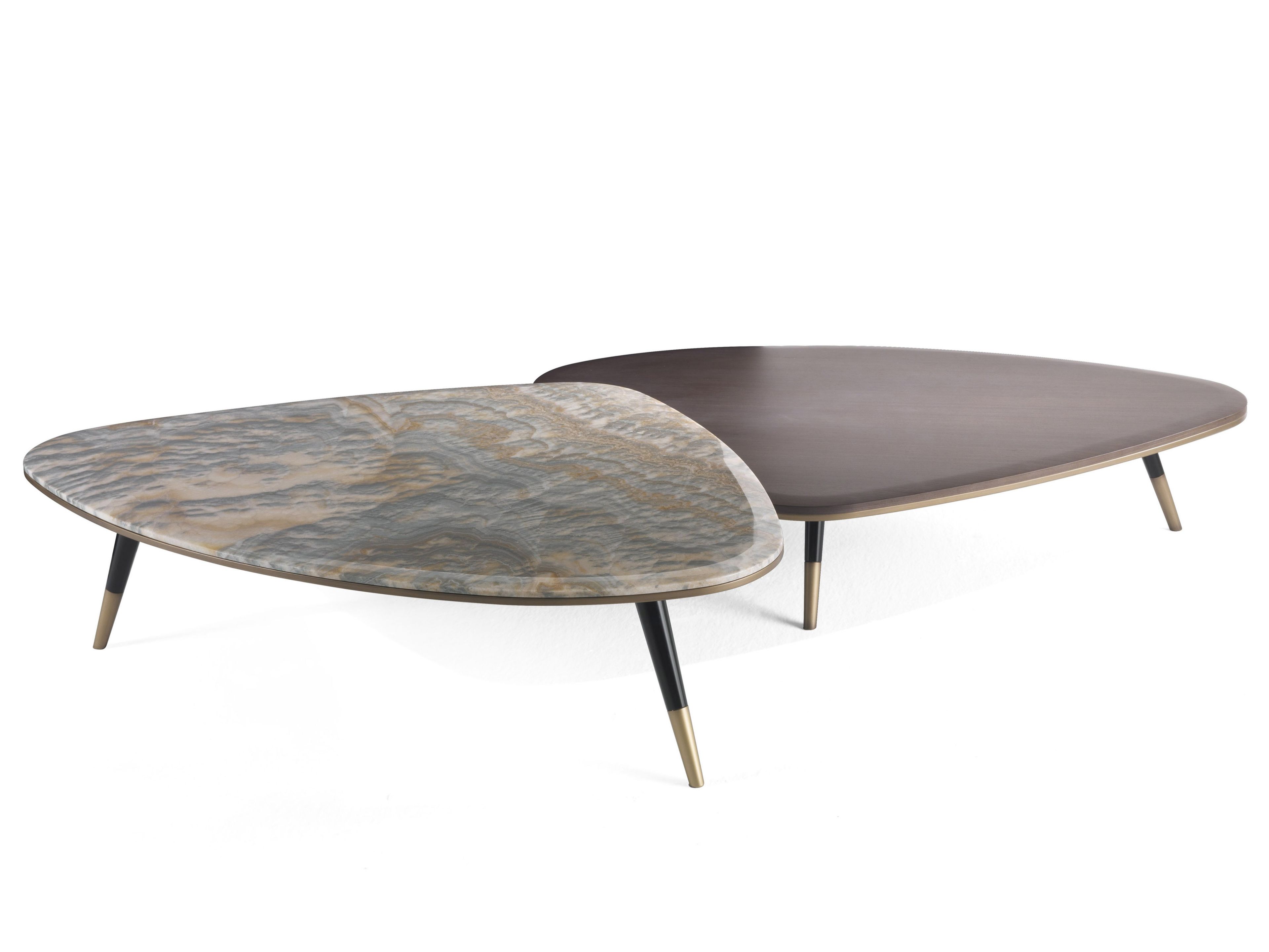 Низкий мраморный журнальный столик Gianfranco Ferré Home Camberwell ARCH-00089687