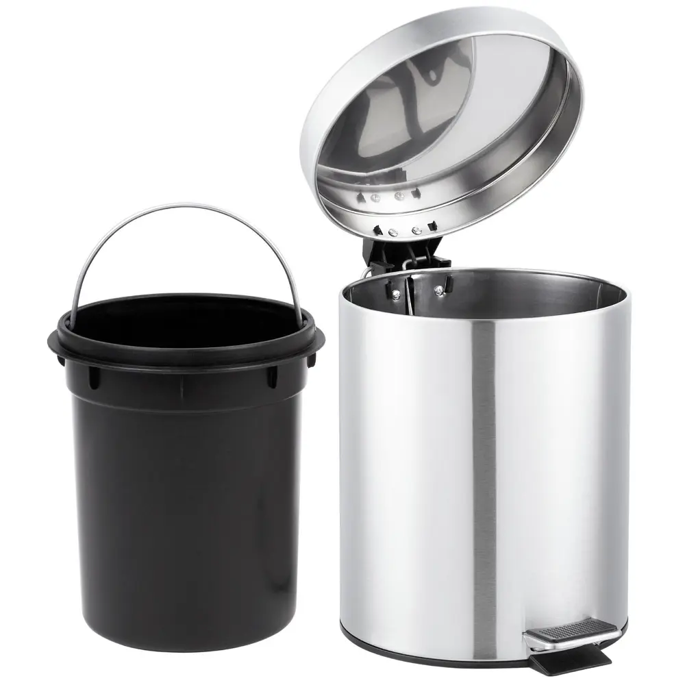 Контейнер для мусора Sensea Urban 5 л цвет серебристый Без серии STLM-2109617 - Вид №5