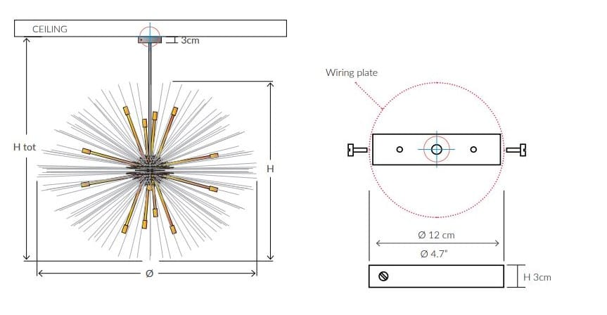 Металлический подвесной светильник ручной работы Abrissi Metropolis ARCH-00133178 - Вид №6
