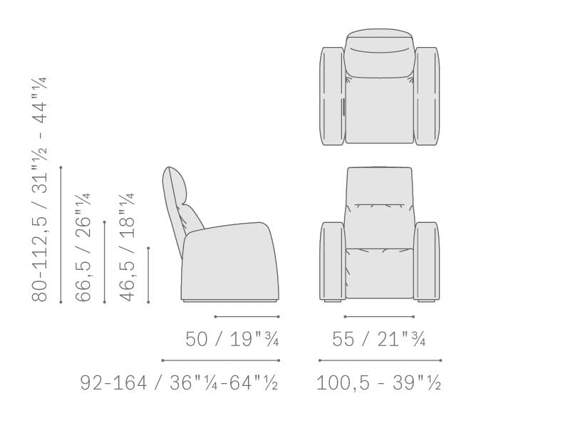 Poltrona home theater Poltrona Frau коллекция-диваны и кресла ARCH-00019961 - Вид №5