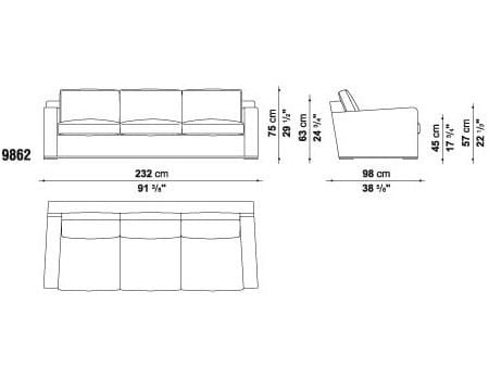 Ткань диван Maxalto Imprimatur ARCH-00103838 - Вид №1