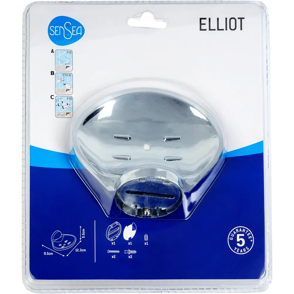 Мыльница подвесная Sensea «Elliot», металл, цвет хром 15405369 STLM-2024808 - Вид №3