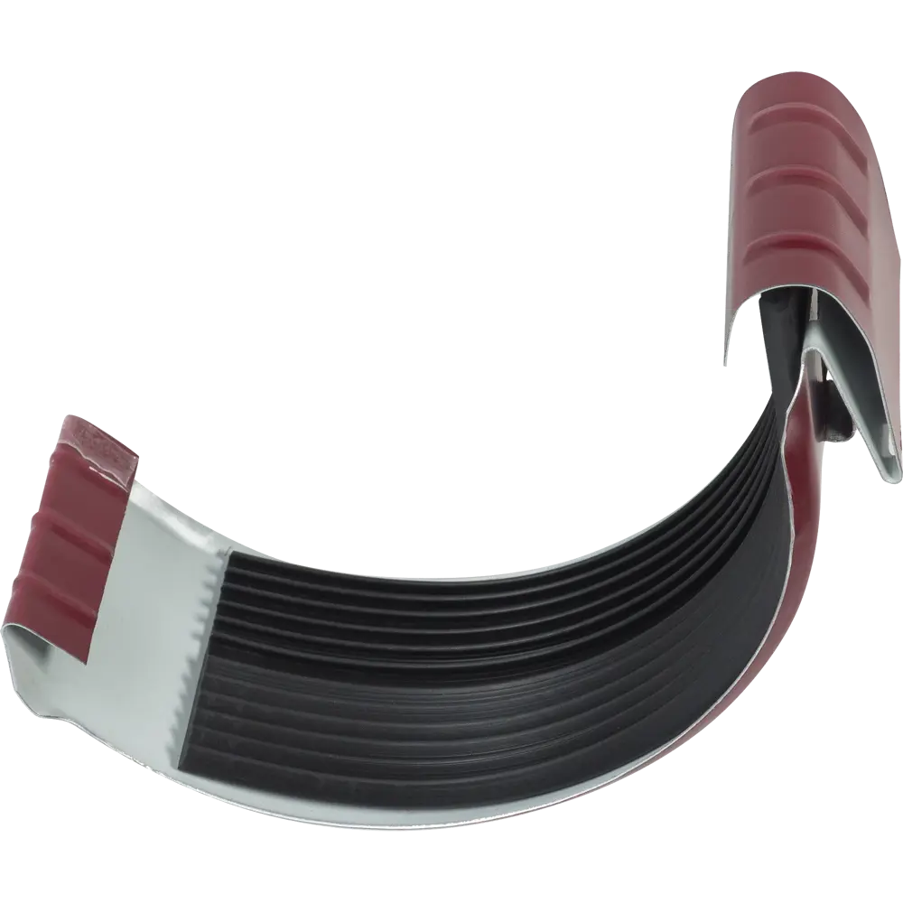 Соединитель для желоба D125 мм цвет вишня ВЕГА STLM-2065293