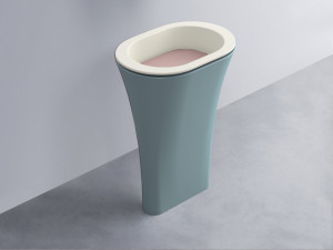 AMLA65-TL+AMPILO-CP+AMCOLO-PL Раковина Amedeo Ovale отдельностоящая cielo Enjoy + Amedeo