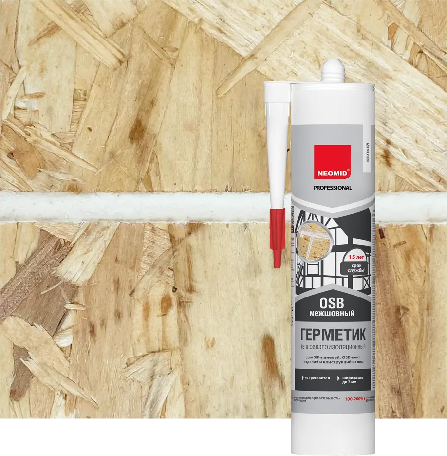 NEOMID Герметик для OSB-плит и деревянных конструкций 310 мл 81951395