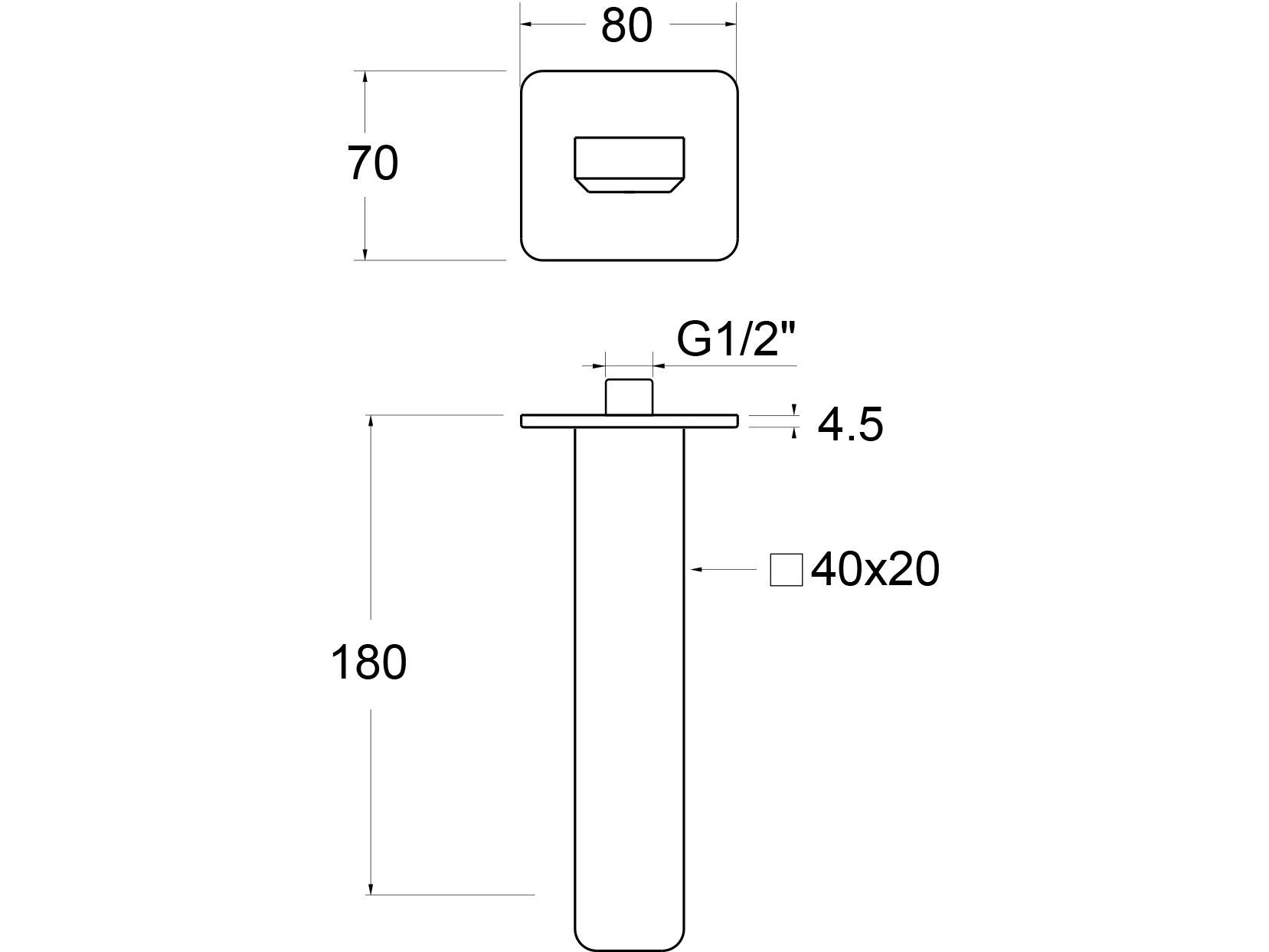 Настенный дозирующий носик GUGLIELMI RUBINETTERIE GX ARCH-00060288 - Вид №2