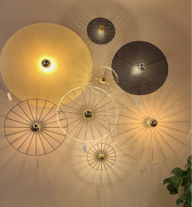 085472 Бра 30 cm золотой + цоколь 5 cm золотой Aromas del Campo Wheel