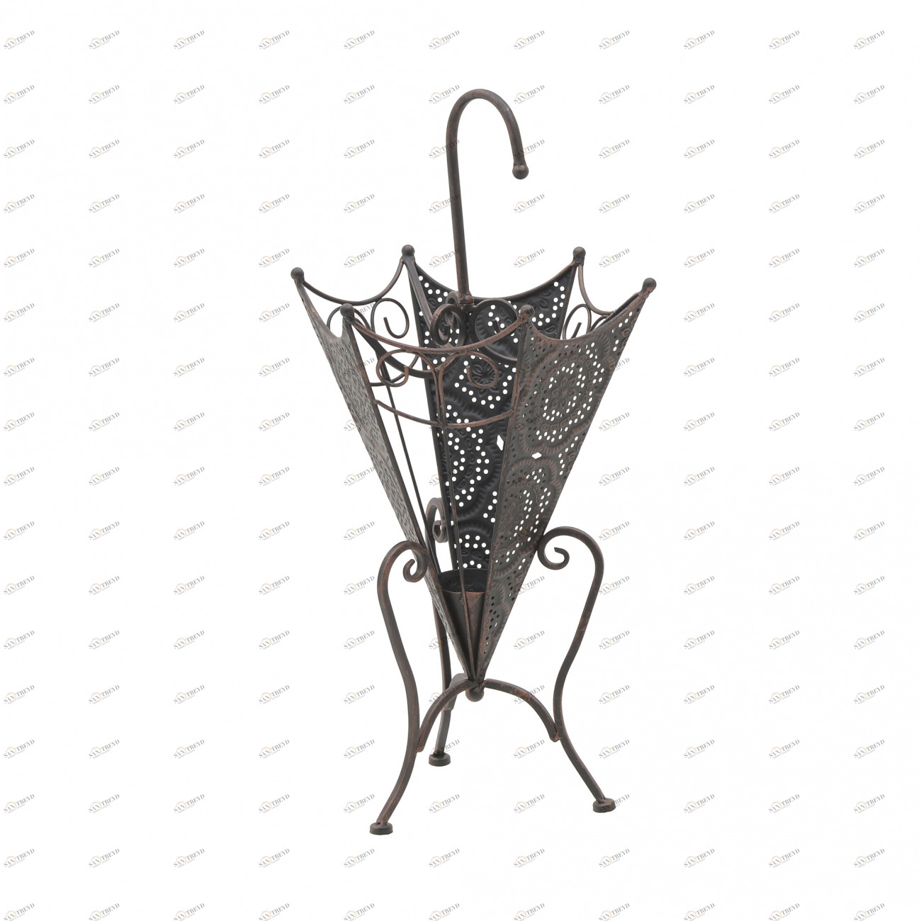 Подставка для зонтов черного цвета в виде зонта TO4ROOMS  213992 Черный 