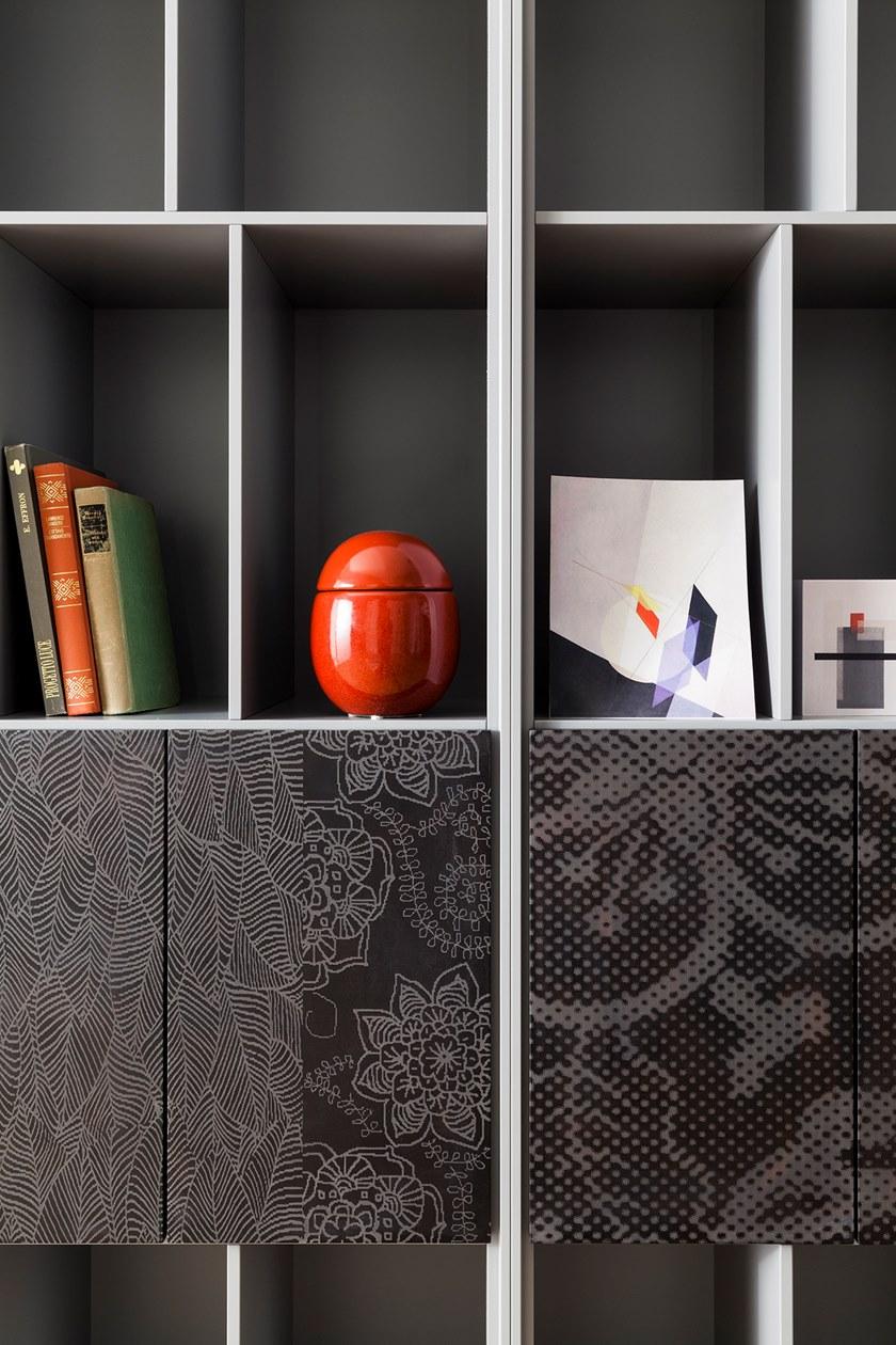 Capo d’Opera Модульный лакированный открытый книжный шкаф Ateneo sun-id-1366156 - Вид №3