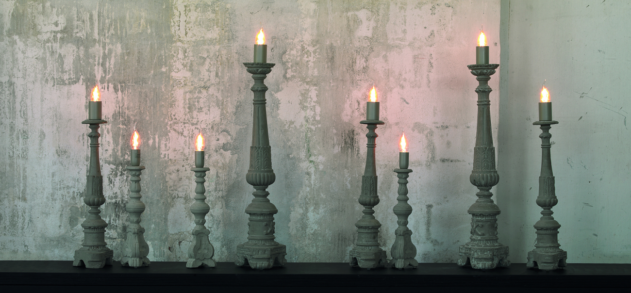 Настольная лампа Don Gino 76 от Karman Don Gino 76 KARMAN ПОДСВЕЧНИК, СВЕЧА, ЭЛИТНЫЕ 244958 Серый  - Вид №2