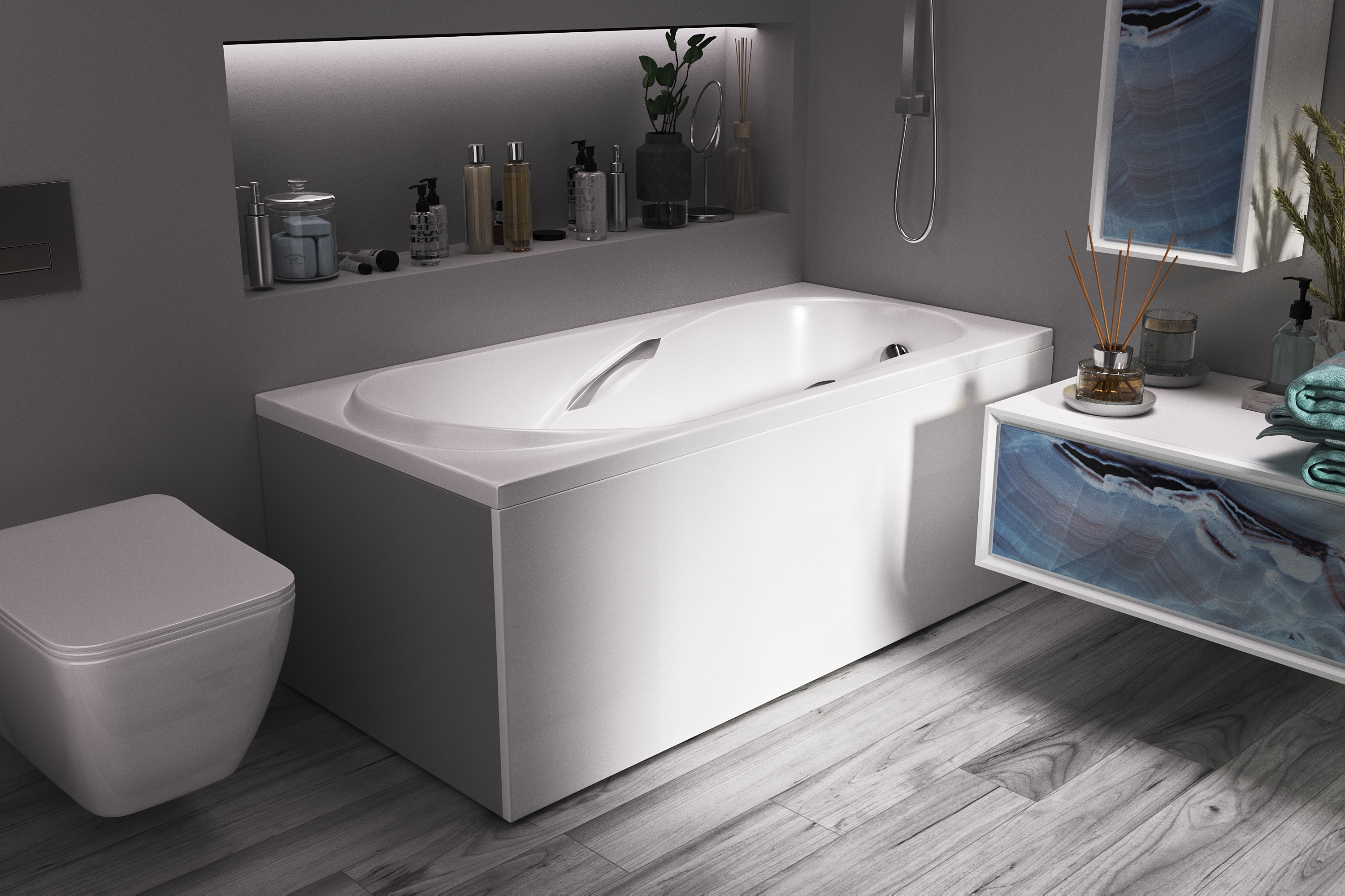 У06021 Ванна 1Marka MEDEA 150x70 1 Marka MEDEA - Вид №2