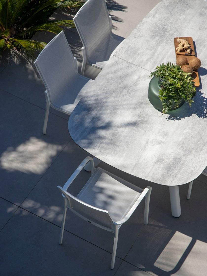 Les jardins Выдвижной прямоугольный садовый стол из алюминия Sagamore Ta09000 / ta09001 - Вид №2