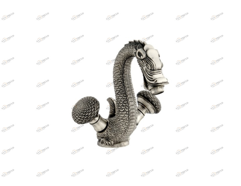 059405.A00.50 Смеситель для раковины на одно отверстие Яркий хром Mestre Dragon