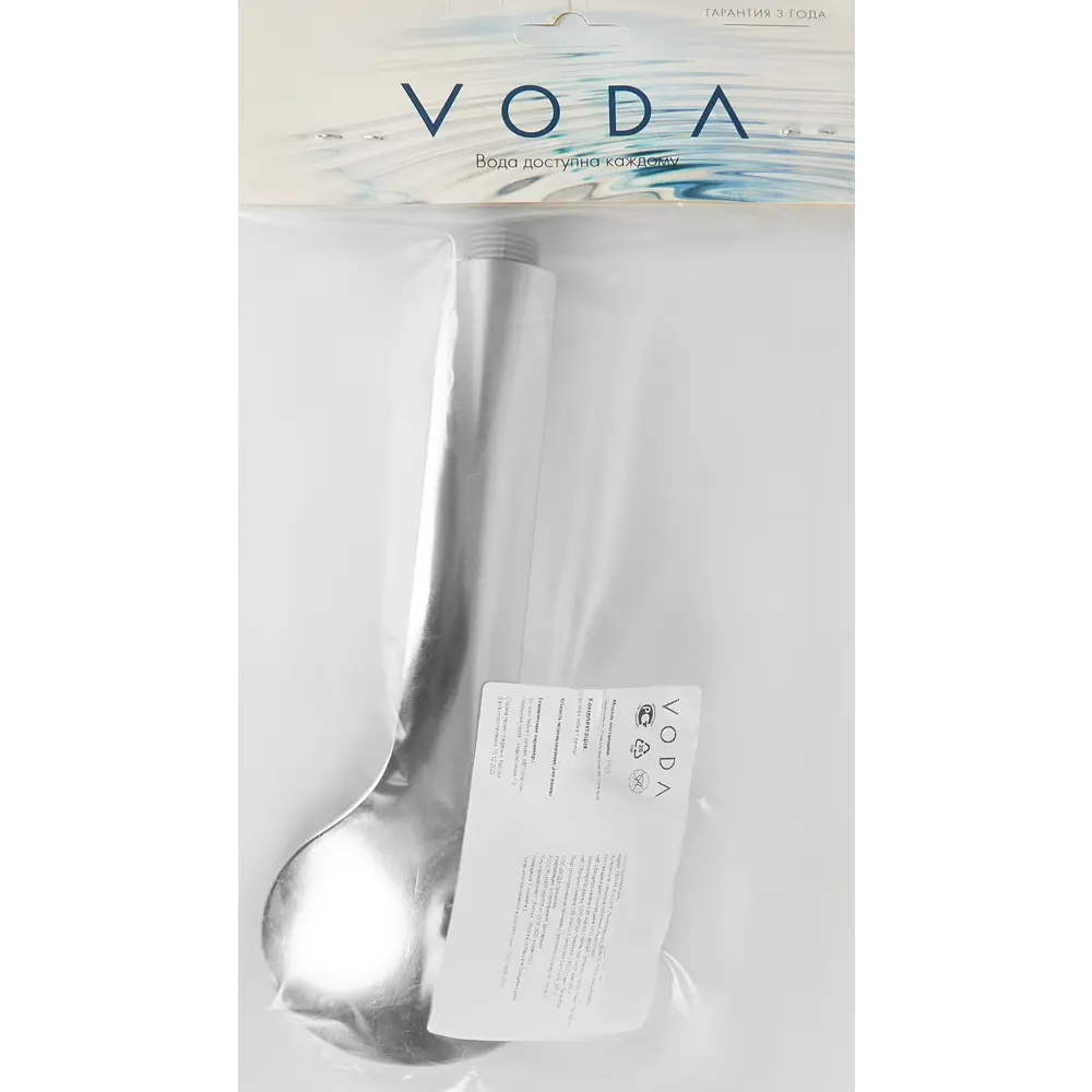 Лейка для душа Voda P03, 1 режим цвет хром 86255113 STLM-2157820 - Вид №2