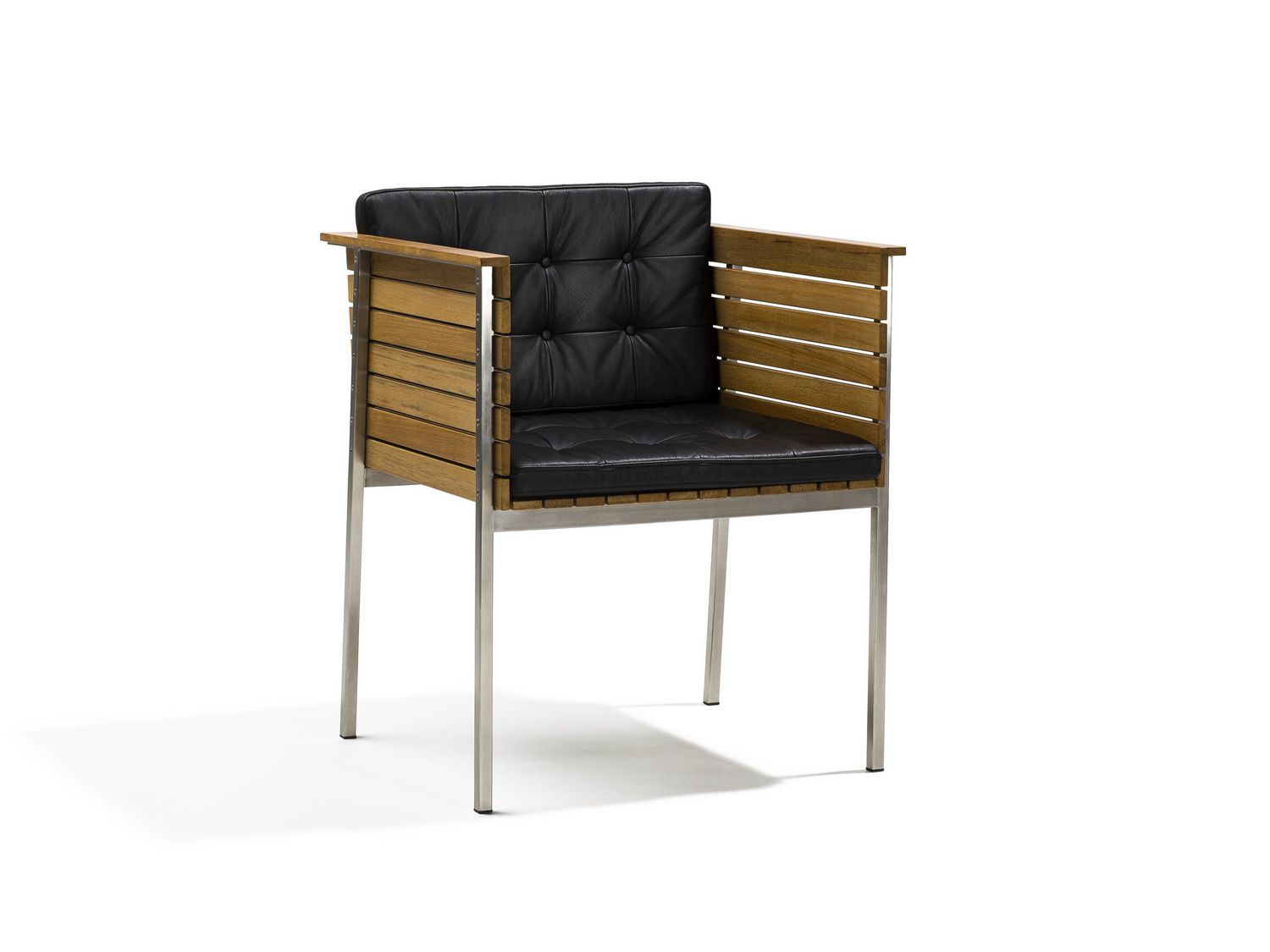 Садовое кресло из тикового дерева с подлокотниками Skargaarden Häringe ARCH-00152221 - Вид №12