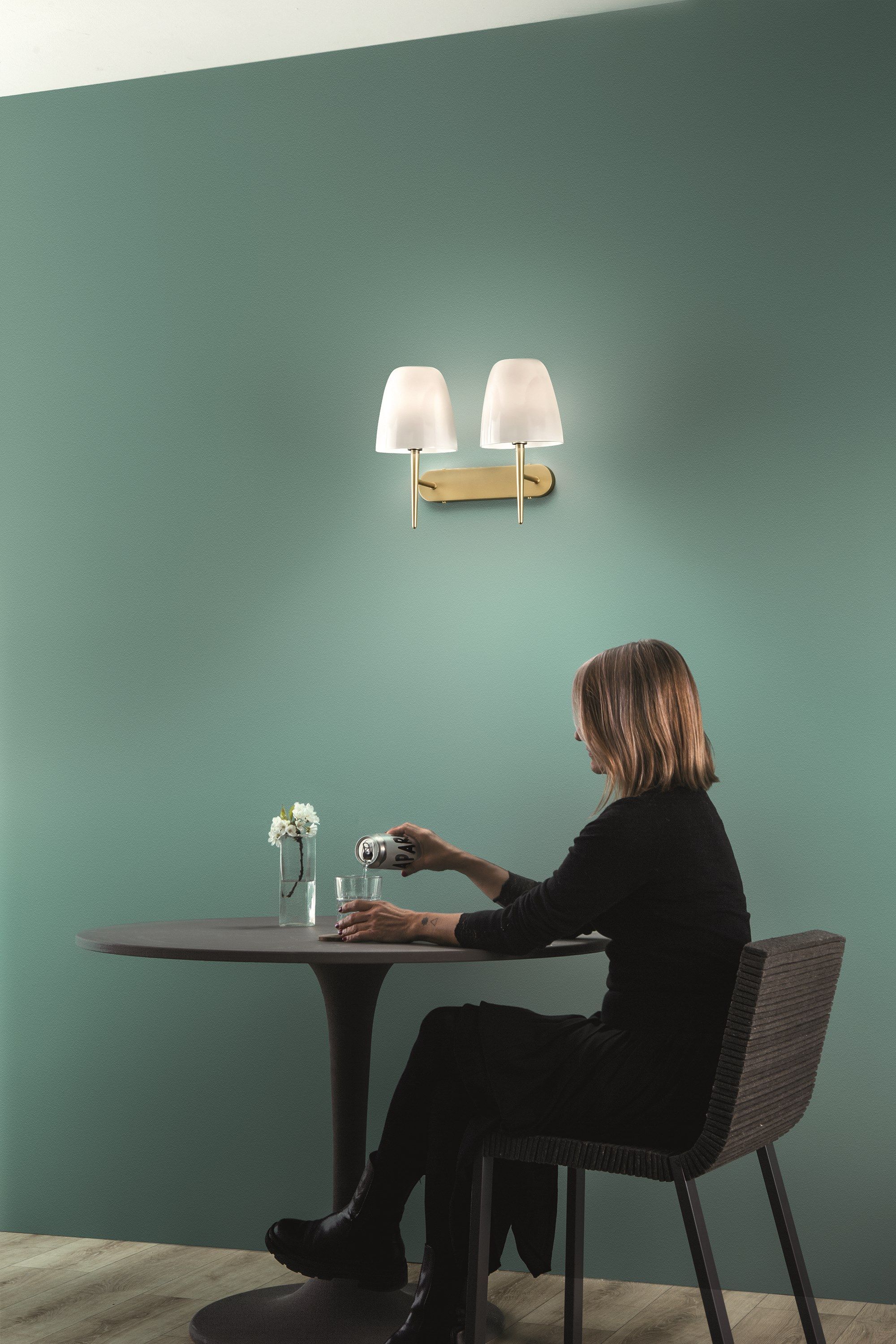 Настенный светильник из дутого стекла и металла Fan Europe Lighting дизайн окружающего света ARCH-00035987 - Вид №3