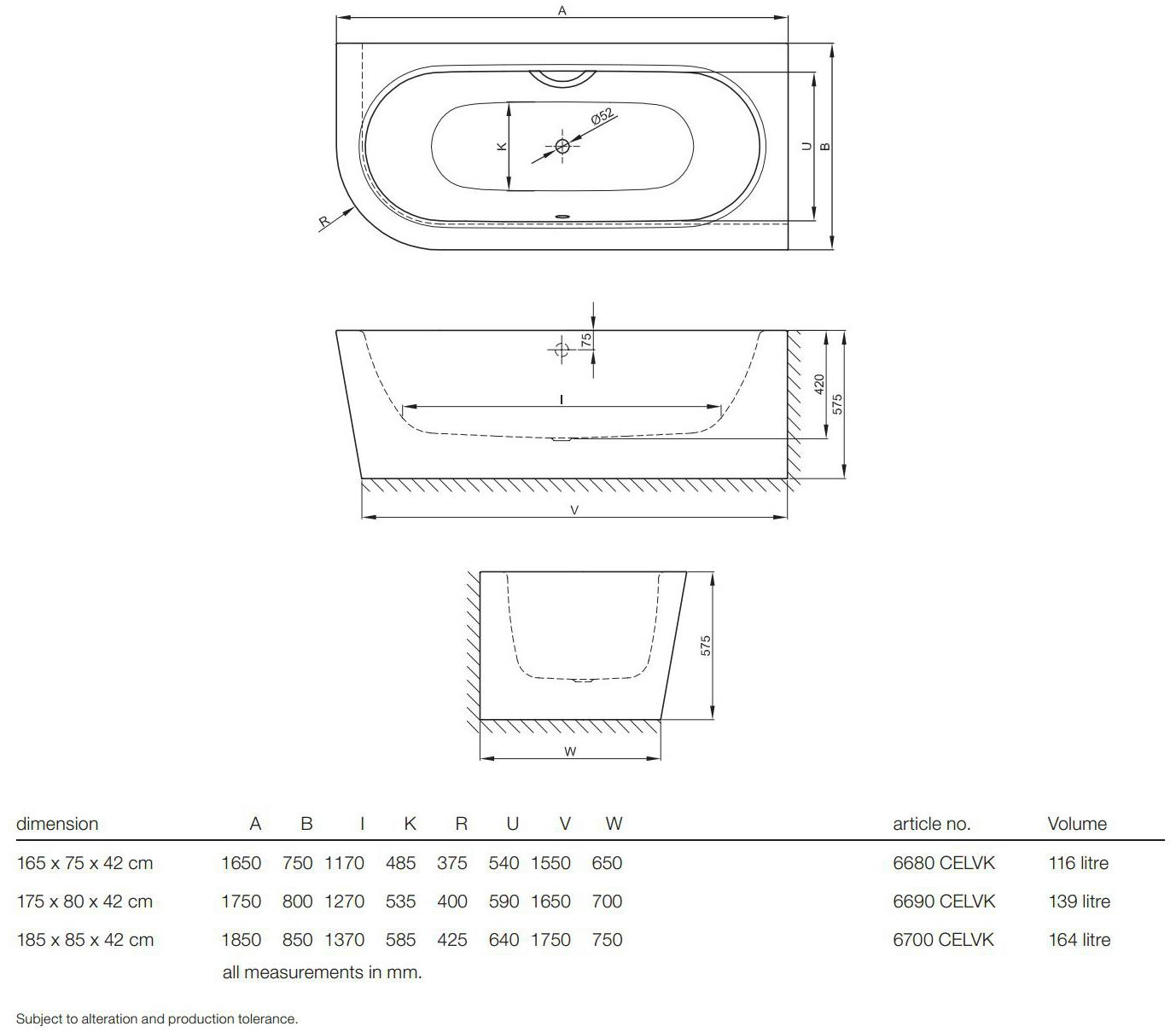 Bette Асимметричная ванна из эмалированной стали sun-id-1435732 - Вид №3