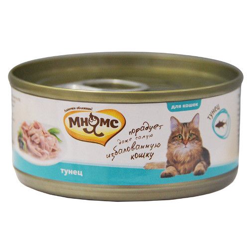 ПР0030896 Корм для кошек Тунец в нежном желе конс. 70г МНЯМС 