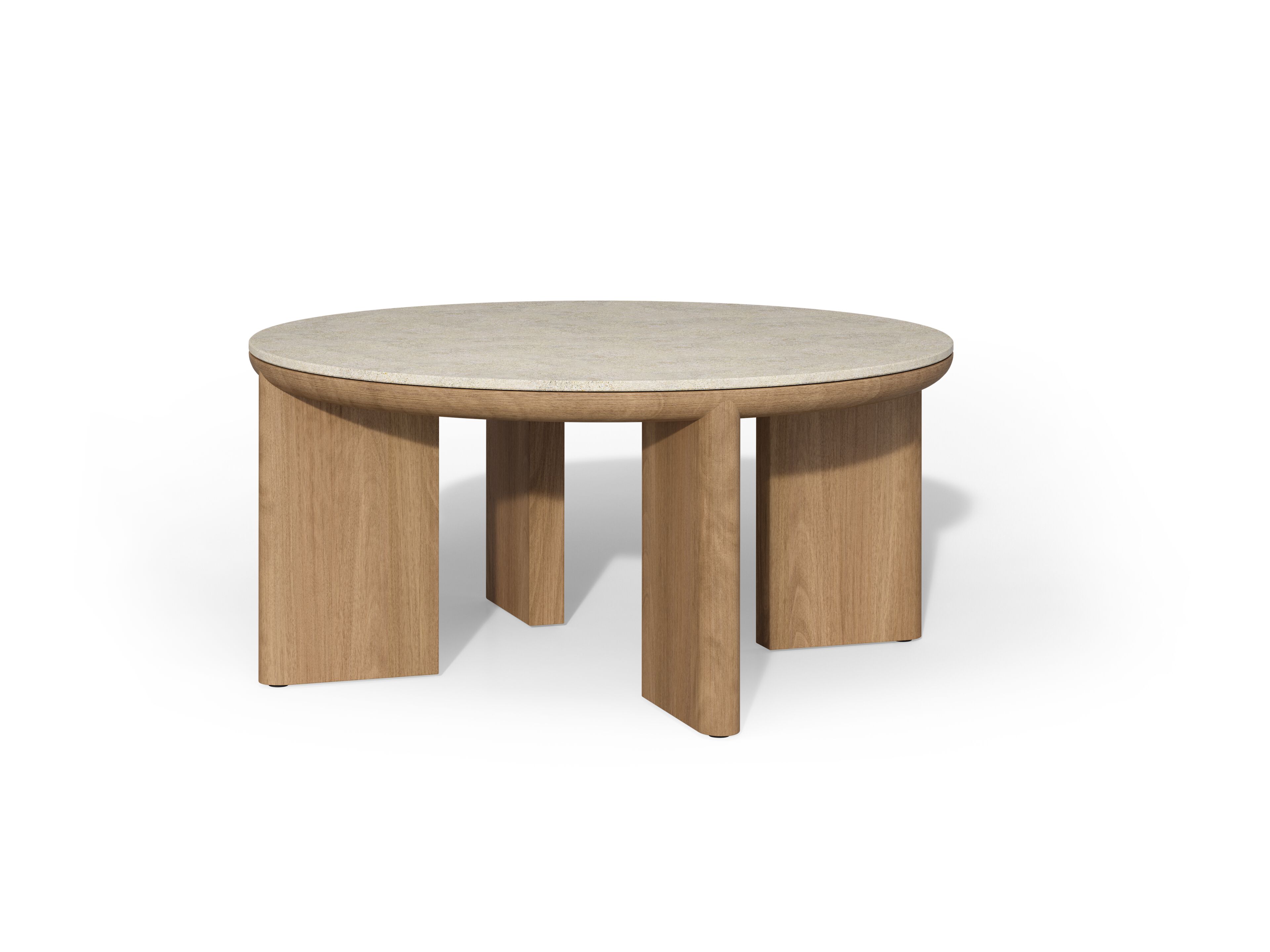 Круглый стол из тикового дерева TRIBÙ Amanu ARCH-00084720 - Вид №4