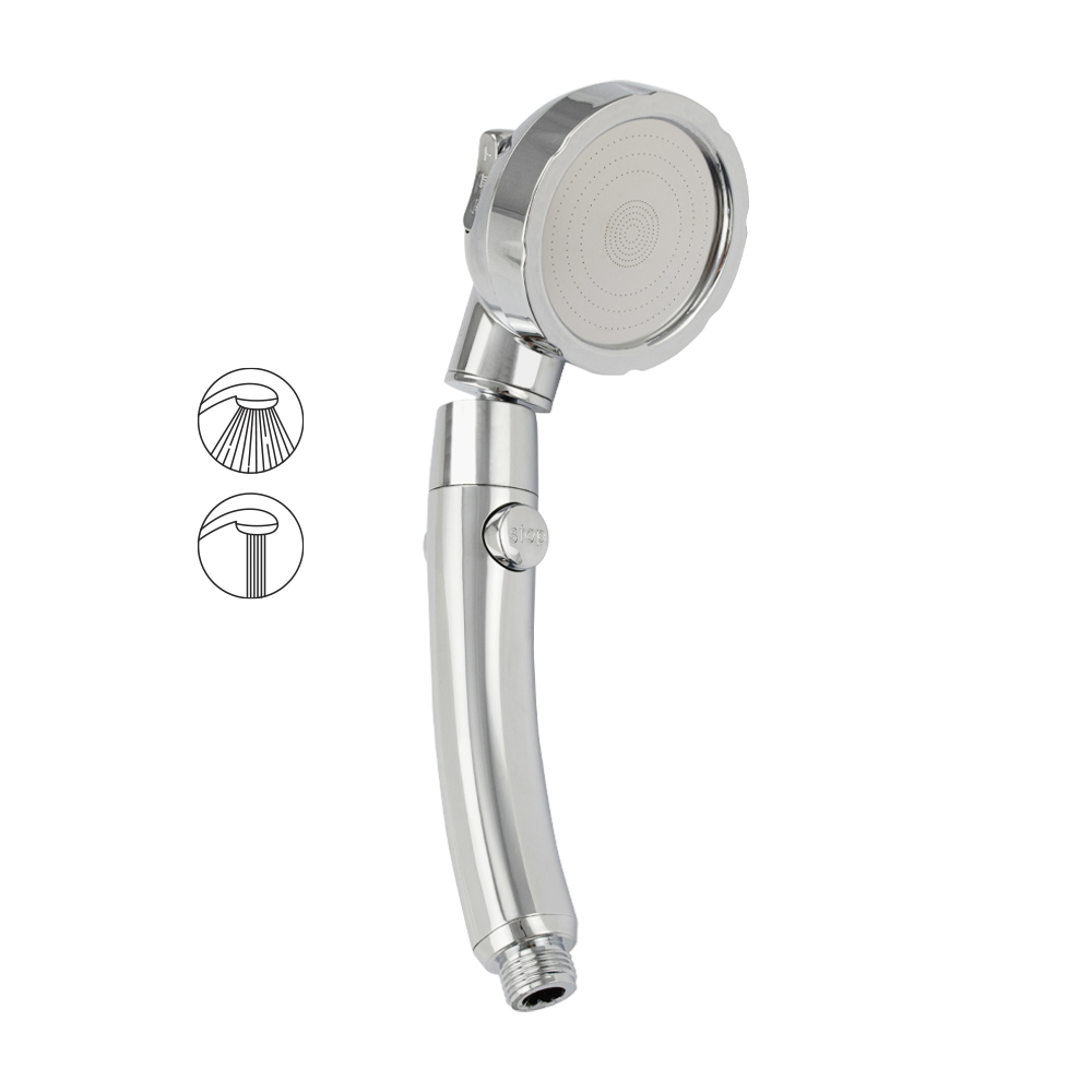 GFmark - Лейка душевая, 2 режима, массажная, с ультратонким распылением, код: 6023 