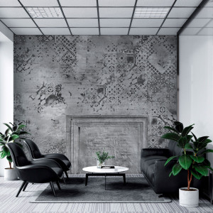 Живописные обои с рисунком