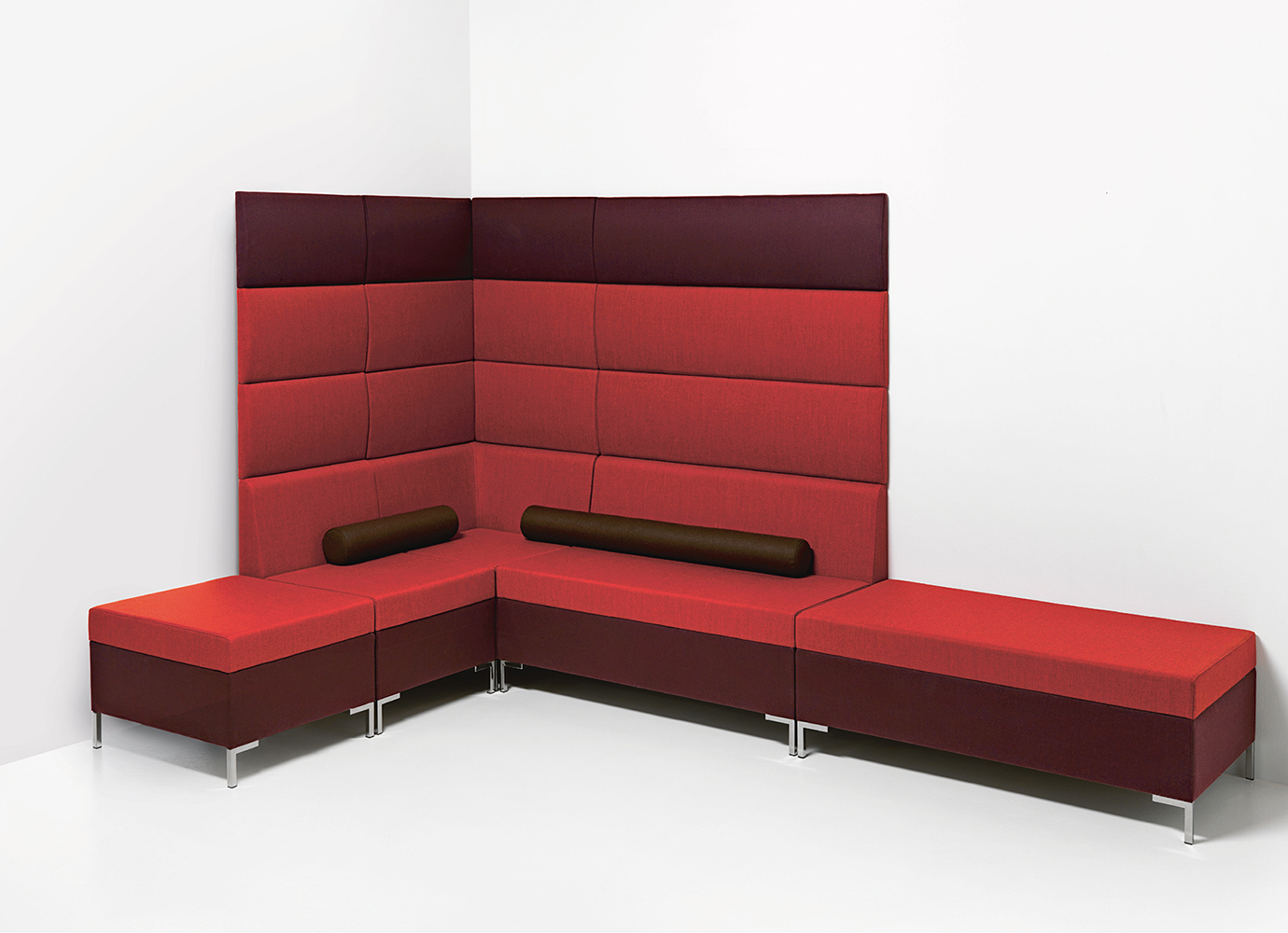 Abaco 757 Модульная система сидений. Стеновая обивка. Терминальный угловой модуль. Et al. Abaco - Вид №1