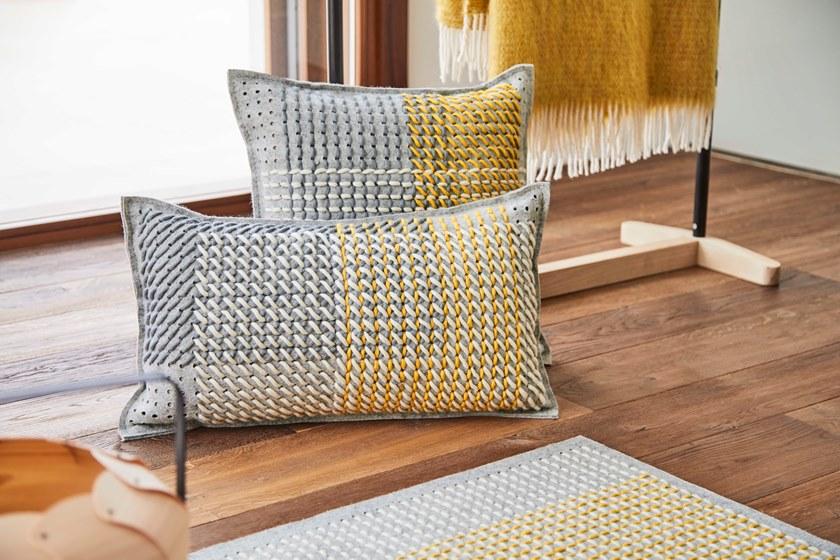 GAN Подушка из ткани квадратная Canevas geo sun-id-1383429 - Вид №4