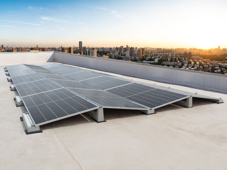 Поддержка фотоэлектрической системы Sun Ballast EASYWEST 10° EV ARCH-00109094 - Вид №2