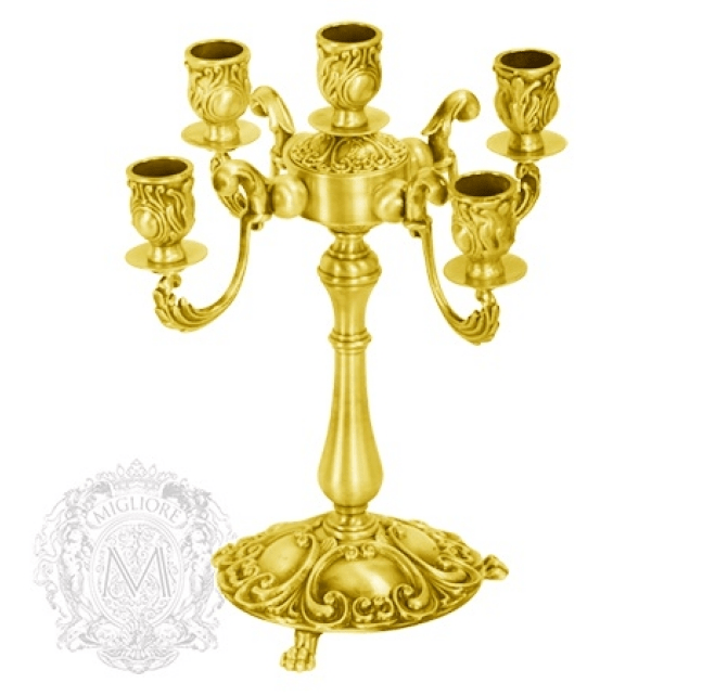 Канделябр на 5 свеч MIGLIORE Complementi ML.COM-50.155.CR, цвет хром  - Вид №1