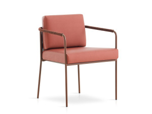 Тканевый садовый стул с подлокотниками