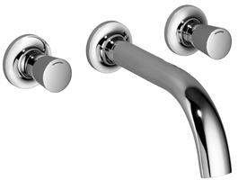 36712955-00 Смеситель для умывальника настенный без сливного гарнитура - хром Villeroy & Boch LA FLEUR