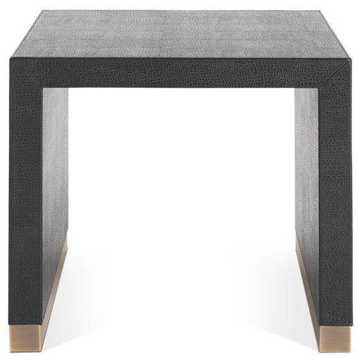 Gianfranco Ferré Home Квадратный кожаный журнальный столик Kay Kay.231.a - Вид №1