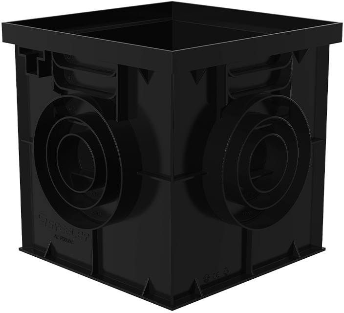 P3030С Дождеприемник пластиковый SteeStart 300х300 ГеоПластБорд