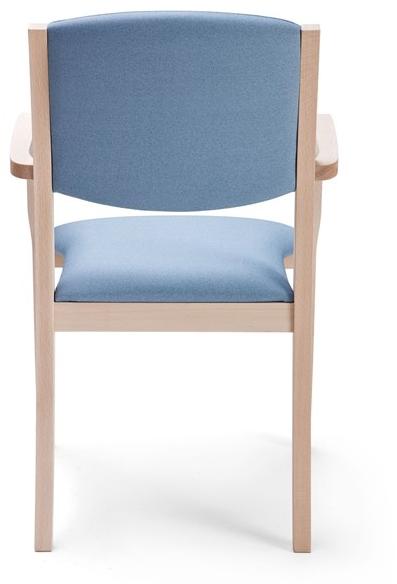 PIAVAL Штабелируемый тканевый стул с подлокотниками Polka | health & care 30-15/1 - Вид №3