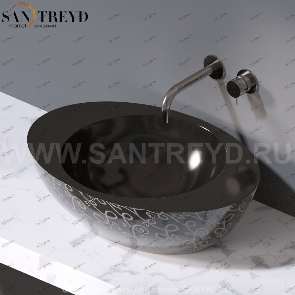 L269.401 Накладная раковина на столешницу  овальная A. e T. Italia ACCENT AeT ITALIA