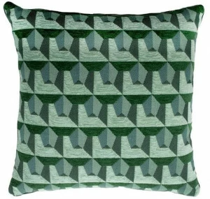 l'Opificio Квадратная подушка из хлопка с геометрическими мотивами  472-19