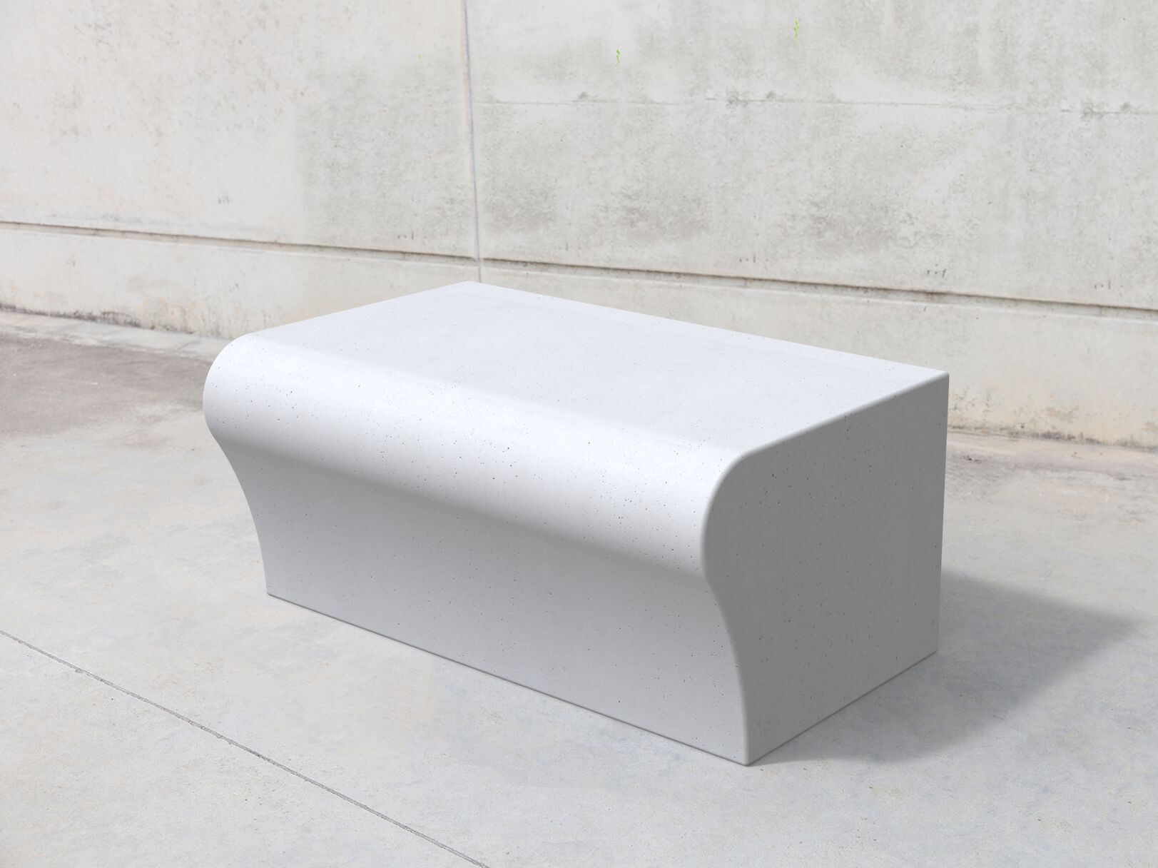 Модульная скамья из армированного волокном бетона без спинки SIT WAVE ARCH-00047338 - Вид №10