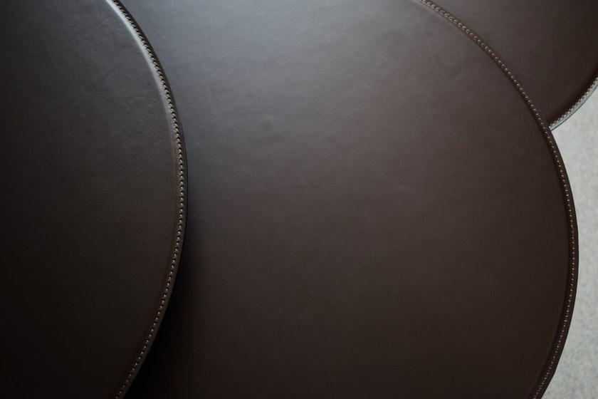 Verzelloni Круглый кожаный журнальный столик Club sun-id-1515722 - Вид №4