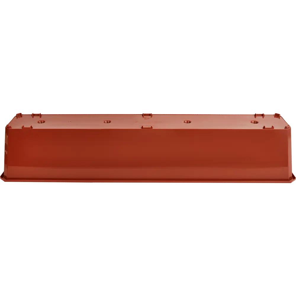 Ящик балконный Ingreen 80x17 h15 см v14 л пластик коричневый 87209982 STLM-2056708 - Вид №3