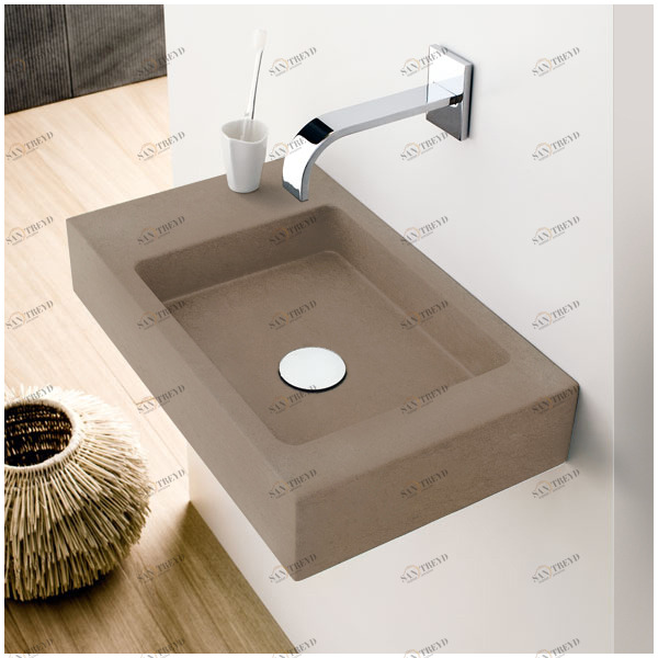 L45111DX Подвесная раковина настенная овальная Neutra Design  белая 