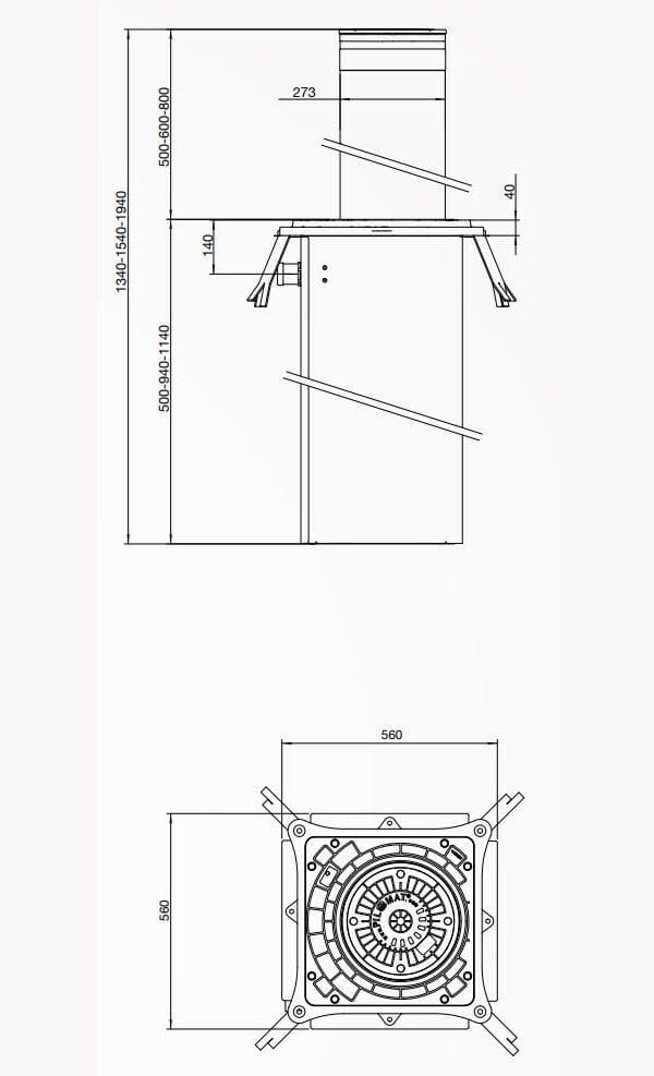 Полуавтоматический дорожный боллард Pilomat Security line ARCH-00118193 - Вид №2