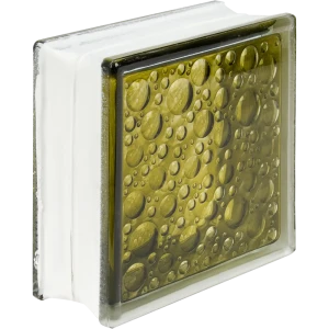 Стеклоблок Богема Савона цвет ярко-бронзовый