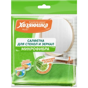 Салфетка универсальная Хозяюшка Мила микрофибра 30x30 см