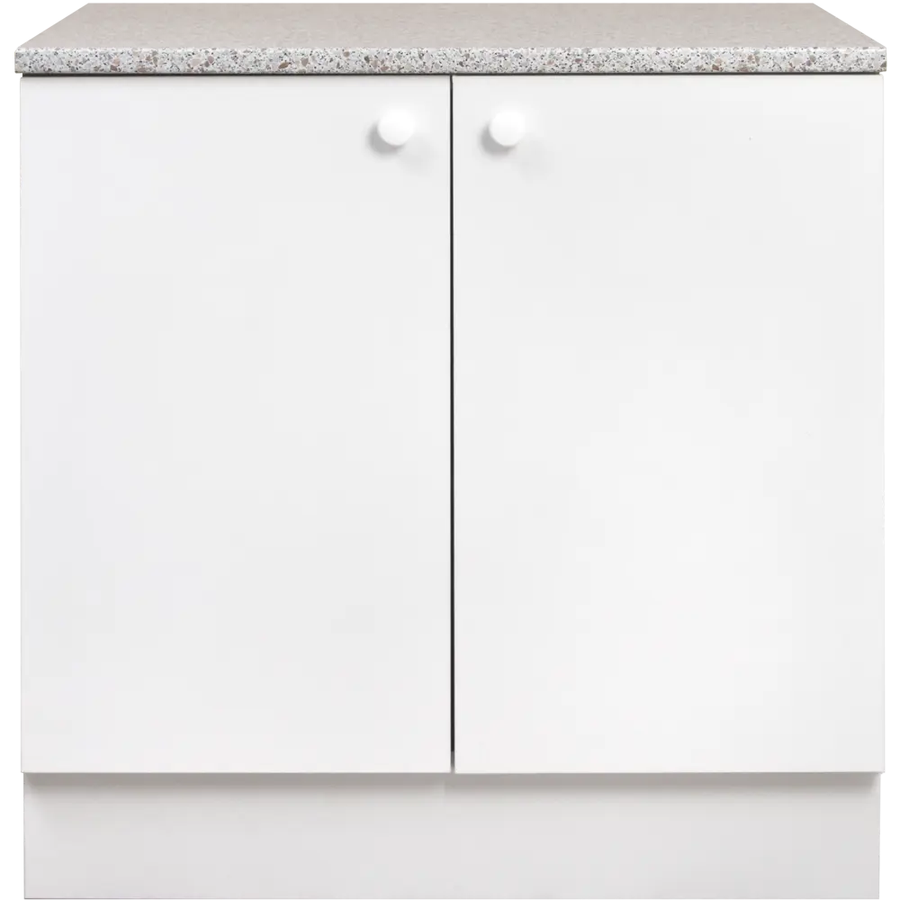 Шкаф напольный Бэлла 80x86x60 см ЛДСП цвет белый 82557152 STLM-2066067 Santreyd - Вид №1
